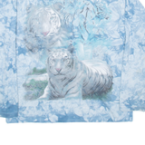 BACK TO EARTH Mens T-Shirt Blue Long Sleeve L