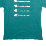 CHAMPION Mens T-Shirt Green S
