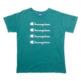 CHAMPION Mens T-Shirt Green S