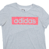 ADIDAS Womens T-Shirt Grey XL