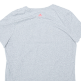 ADIDAS Womens T-Shirt Grey XL