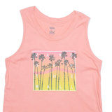 VANS Womens Vest Pink Sleeveless S