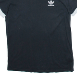 ADIDAS Womens T-Shirt Black UK 8