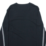 VANS Mens T-Shirt Black Long Sleeve XS