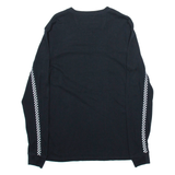 VANS Mens T-Shirt Black Long Sleeve XS