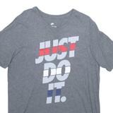 NIKE Mens T-Shirt Grey L