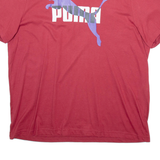 PUMA Mens T-Shirt Red XL