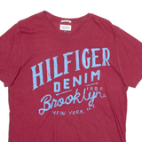 TOMMY HILFIGER Mens T-Shirt Red L