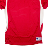 CHAMPION Sports Mens Jersey Red USA V-Neck XL