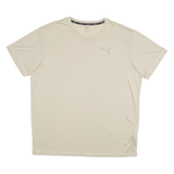 PUMA Mens T-Shirt Beige L