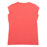 NIKE Womens T-Shirt Pink V-Neck L