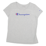 CHAMPION Mens T-Shirt Grey L