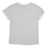 ADIDAS Womens T-Shirt Grey UK 8