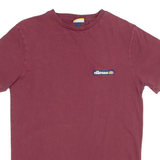 ELLESSE Mens T-Shirt Maroon XS