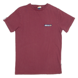 ELLESSE Mens T-Shirt Maroon XS