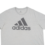 ADIDAS Mens T-Shirt Grey 2XL