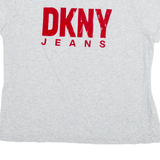 DKNY Womens T-Shirt Grey XL