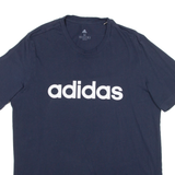 ADIDAS Mens T-Shirt Blue M