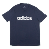 ADIDAS Mens T-Shirt Blue M