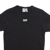 ADIDAS Womens T-Shirt Black UK 12