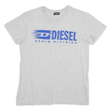 DIESEL Womens T-Shirt Grey UK 12