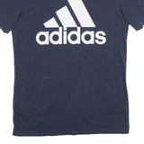 ADIDAS Mens T-Shirt Blue S
