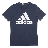 ADIDAS Mens T-Shirt Blue S