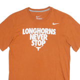 NIKE Mens T-Shirt Orange S