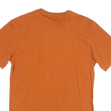 NIKE Mens T-Shirt Orange S