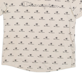 CHAMPION Cropped Womens T-Shirt Beige L