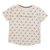 CHAMPION Cropped Womens T-Shirt Beige L