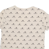 CHAMPION Cropped Womens T-Shirt Beige L