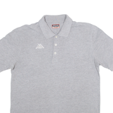 KAPPA Mens Polo Shirt Grey XL