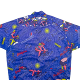 Cycling Full Zip Mens Jersey Blue M