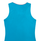 REEBOK Womens Vest Blue Sleeveless V-Neck M