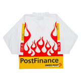 OCHSNER HOCKEY Mens T-Shirt White Long Sleeve V-Neck S