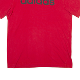 ADIDAS Mens T-Shirt Red M