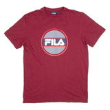 FILA Mens T-Shirt Red S