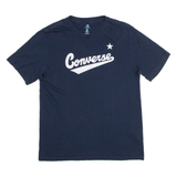 CONVERSE Mens T-Shirt Blue S