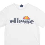 ELLESSE Womens T-Shirt White UK 8