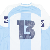 Legea Mens Football Shirt Jersey Blue Long Sleeve M