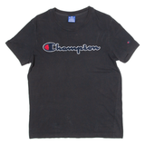 CHAMPION Womens T-Shirt Black S