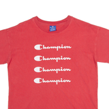 CHAMPION Mens T-Shirt Red S
