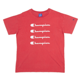 CHAMPION Mens T-Shirt Red S