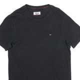 TOMMY HILFIGER Mens T-Shirt Black S