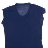 HARD ROCK CAFE Malta Womens T-Shirt Blue L