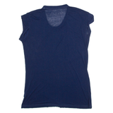 HARD ROCK CAFE Malta Womens T-Shirt Blue L