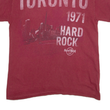 HARD ROCK CAFE Toronto Womens T-Shirt Red 90s M