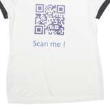 NIKE Mens T-Shirt White V-Neck M