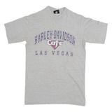 HARLEY DAVIDSON Womens T-Shirt Grey USA XXS
